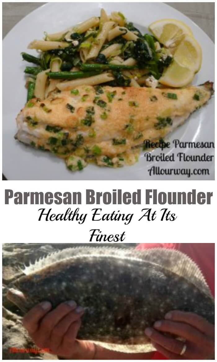 Parmesan Broiled Flounder Healthy Eating at its Tastiest.