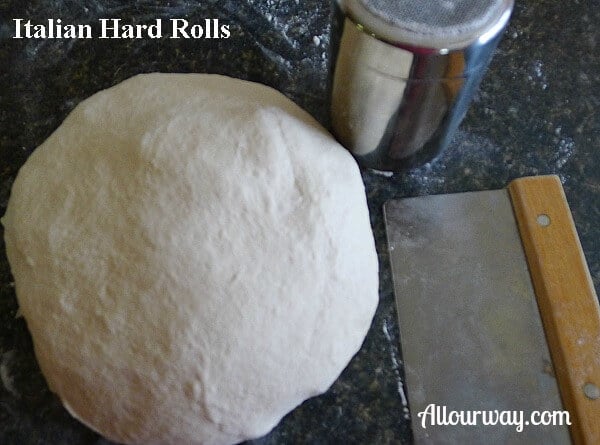 Italian, hard, rolls, dough, 