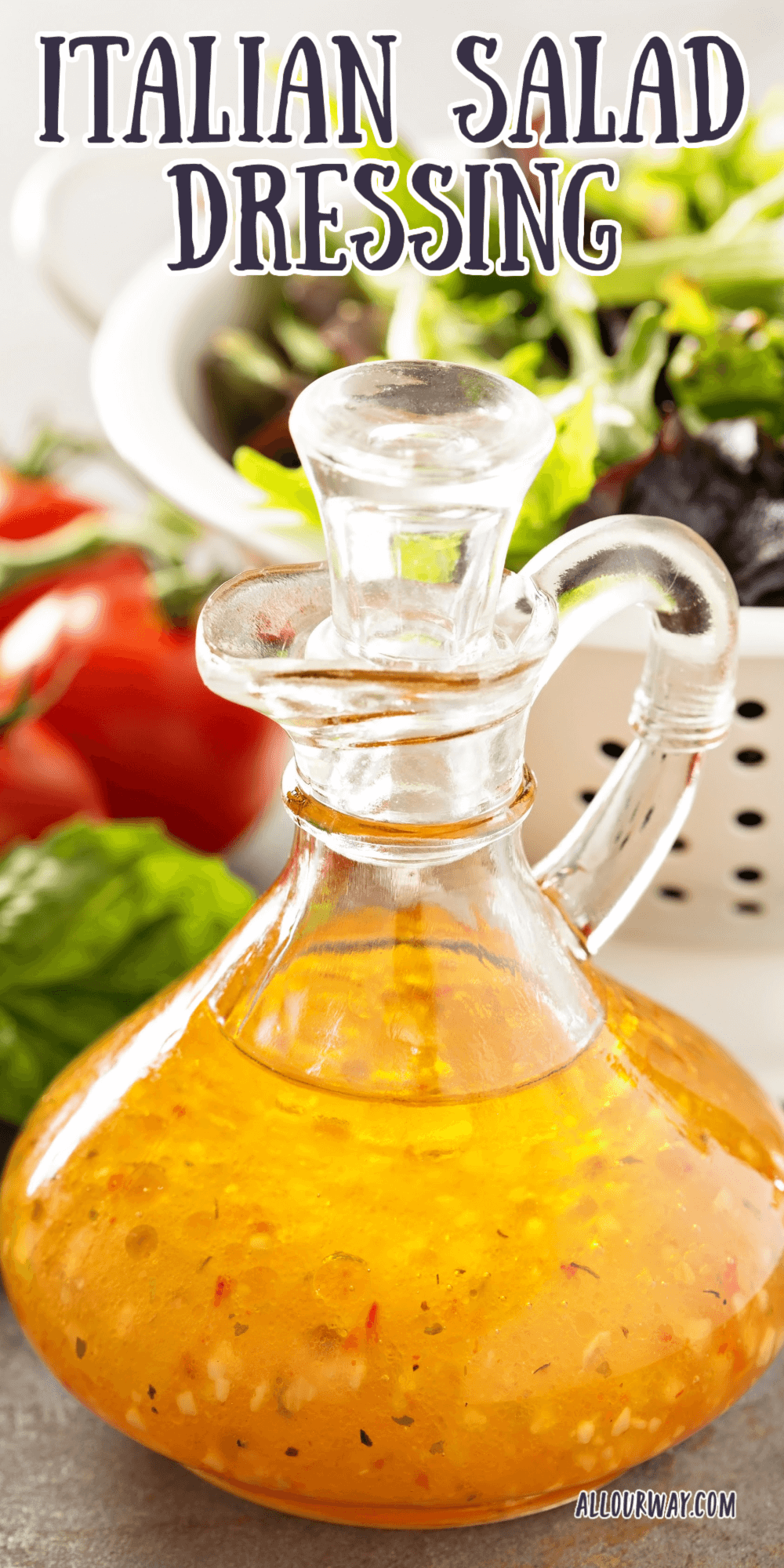 Forget the slimy store bought Italian dressing, this dressing tastes fresher and better than Olive Gardens famous salad dressing. It's easy to make plus it doesn't have to be refrigerated. Take the dressing on a picnic for your salads or put it on chicken and bake. An Italian dressing that you'll never tire of. #Italiansaladdressing #homemadesaladdressing #Olivegardendressing