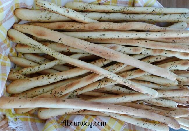 Sourdough Garlic Grissini (Crunchy Breadsticks) — Bread & Basil