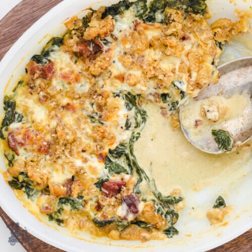 Creamy Swiss Chard Gratin {Bietola Cremosa al Gratin}