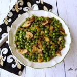 Italian Peas with mushrooms, onions, garlic and Tuscany Seasoning @allourway.com
