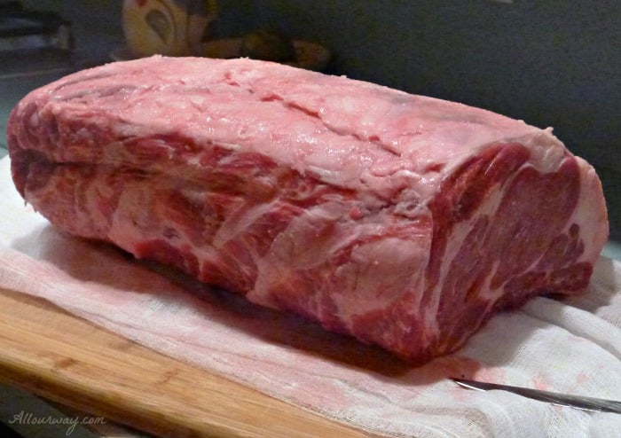 Dry Aged Standing Rib Roast With Herb Rub