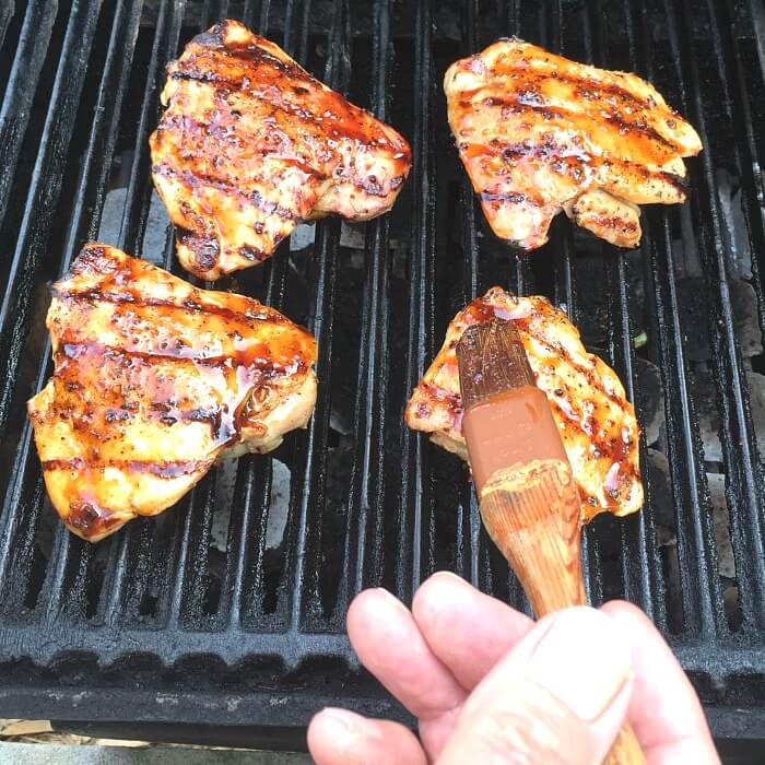 Amazing Blazing Asian Grilled Chicken Thighs @allourway.com