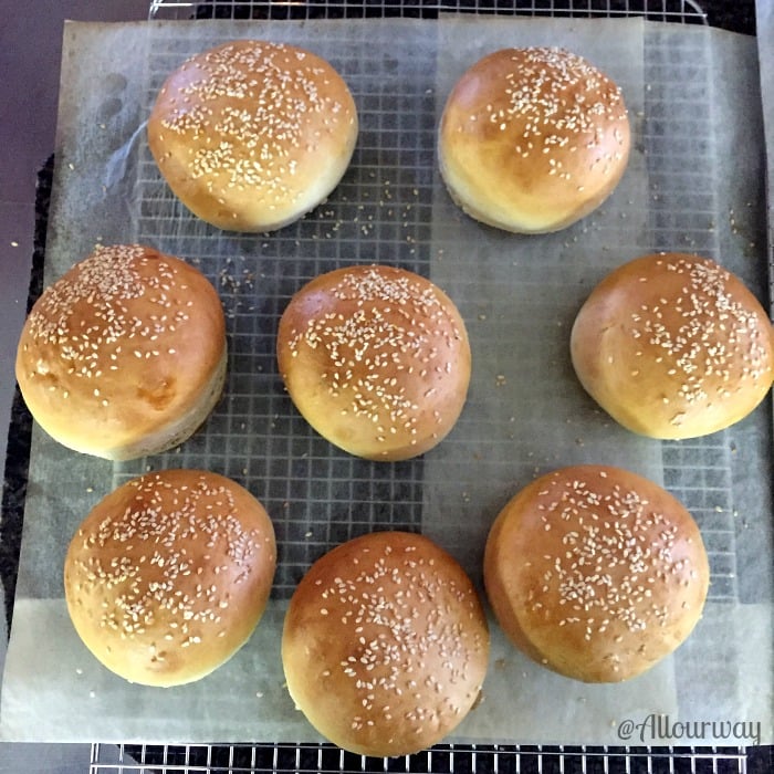 Easy 3-Hour Italian Dinner Rolls Dough into Sandwich Buns @allourway.com