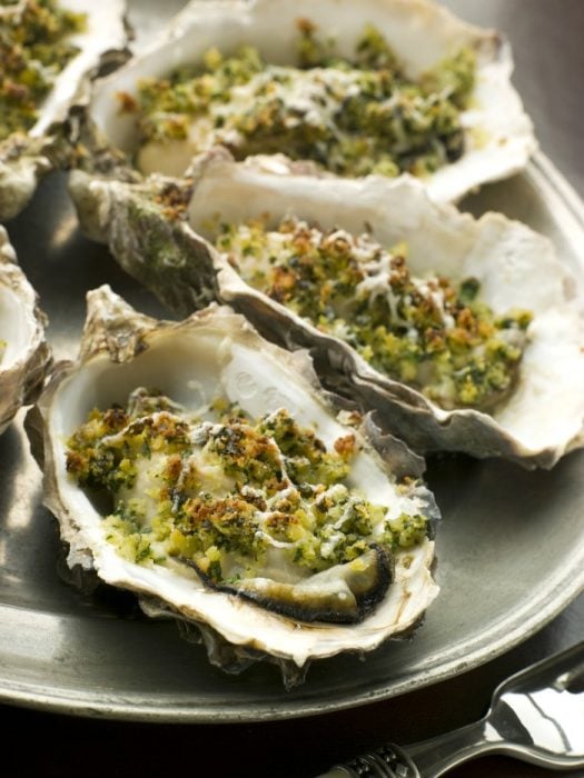 Oysters Rockefeller Italian Style in restaurant @allourway.com