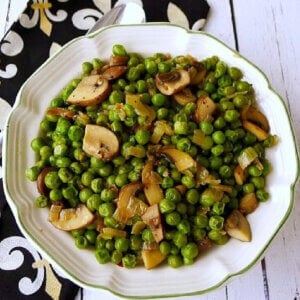 Italian peas with Mushrooms is our special family Easter tradition.