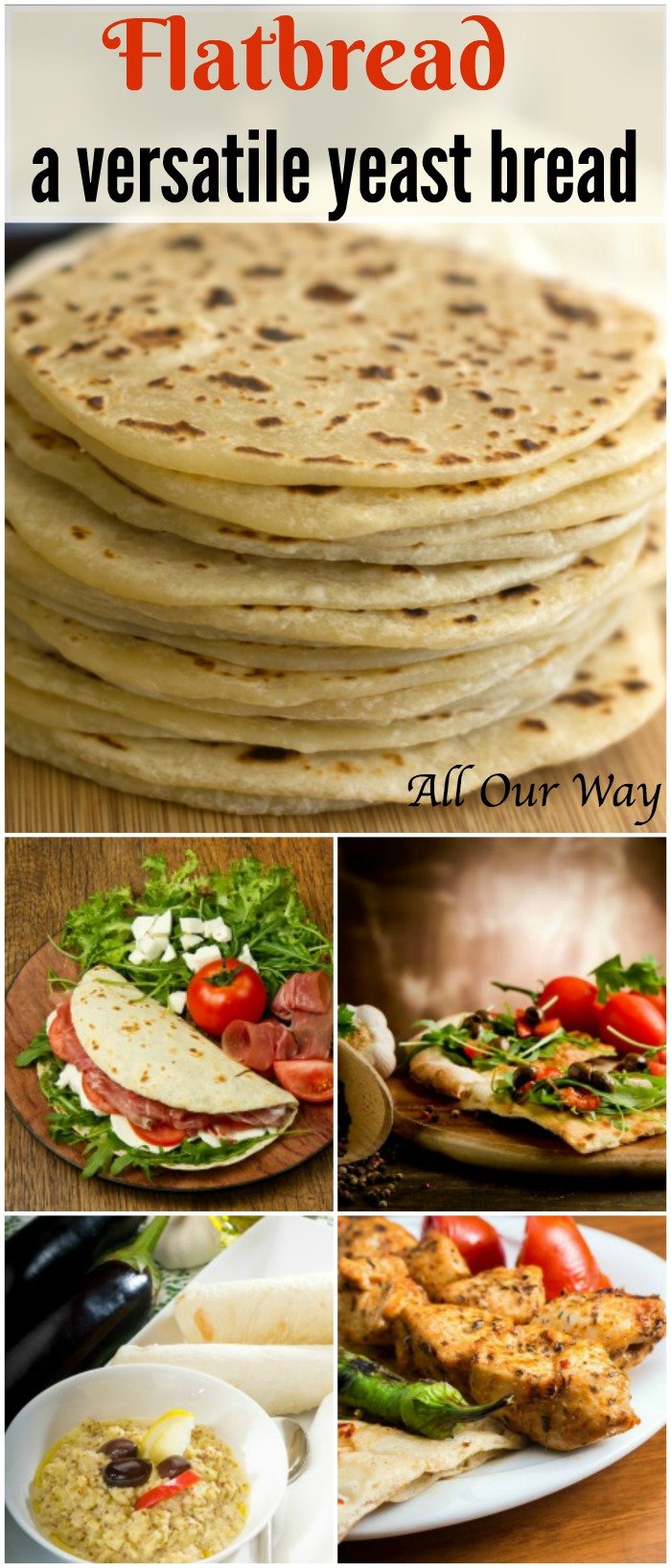 Flatbread a versatile Mediterranean yeast bread, a pocketless pita, that's a springboard for many delicious dishes from appetizers to main dishes. 