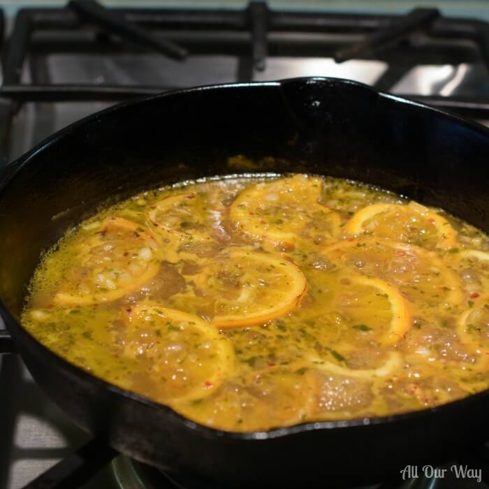 One Pan Orange Lemon Shrimp A Citrusy Touch of Capri. A light seafood dish over pasta. 