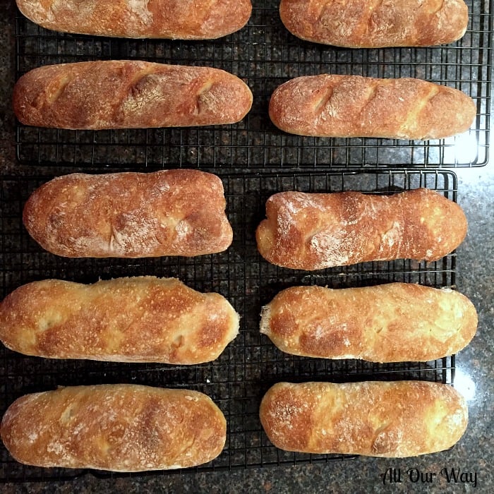 Crusty French Baguettes a 4-hour recipe can also be made into rolls. No starter is necessary.