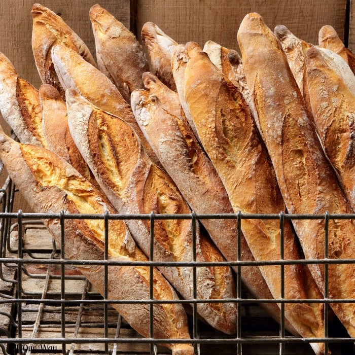 Crusty French Bread from a Bakery has nothing on our 4 hour Crusty French Baguettes 