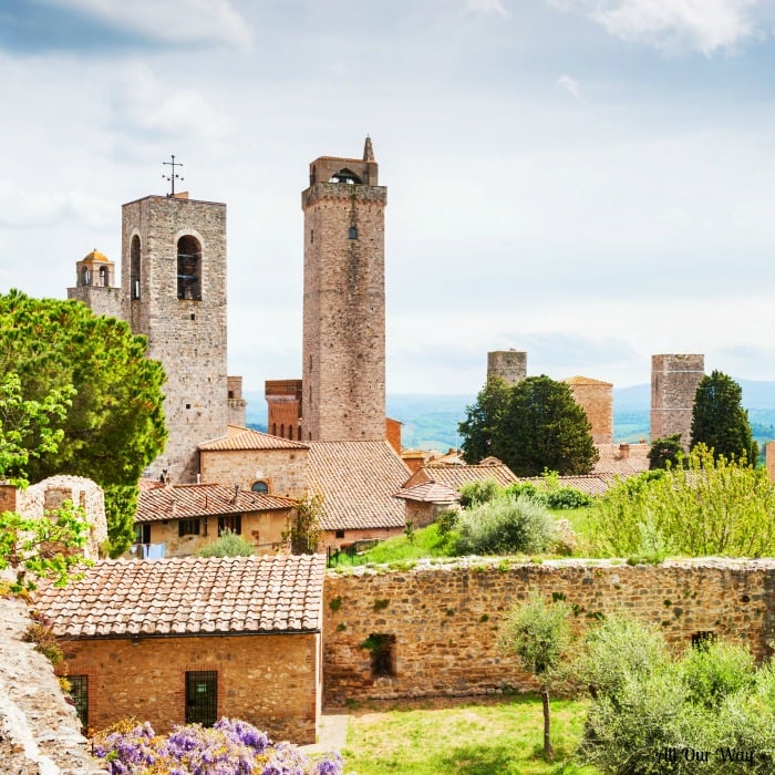 Spicy Eggs in Purgatory is a simple country dish. San Gemignano, Italy