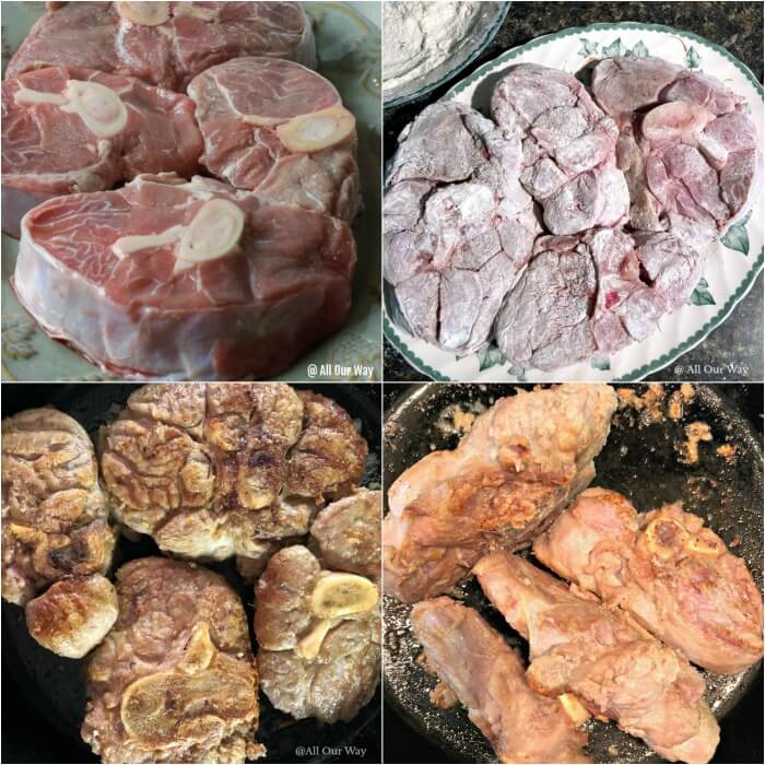 stages-of-braising-veal-shanks