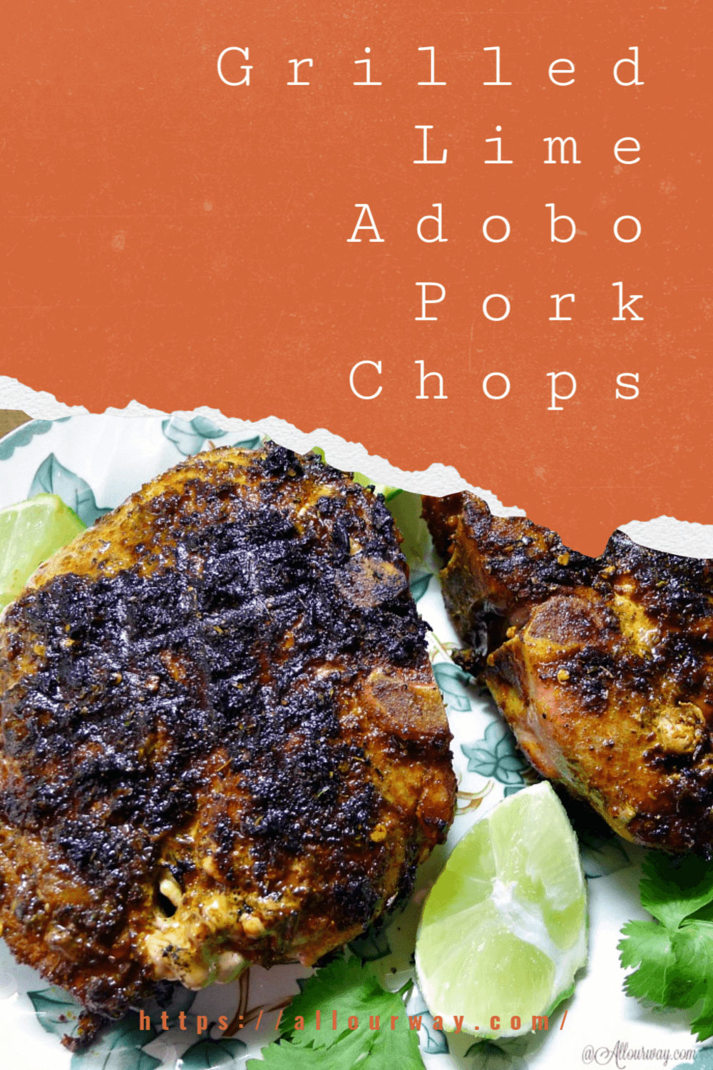 This delicious adobo paste uses the flavors of Mexico plus fresh lime zest to give the rub a lovely note with enough spice to waken your tastebuds. We show you how to make perfect pork chops every time. Never worry about dry pork chops. They are flavorful and juicy a company worthy dinner. Enjoy outdoor grilled pork chops.