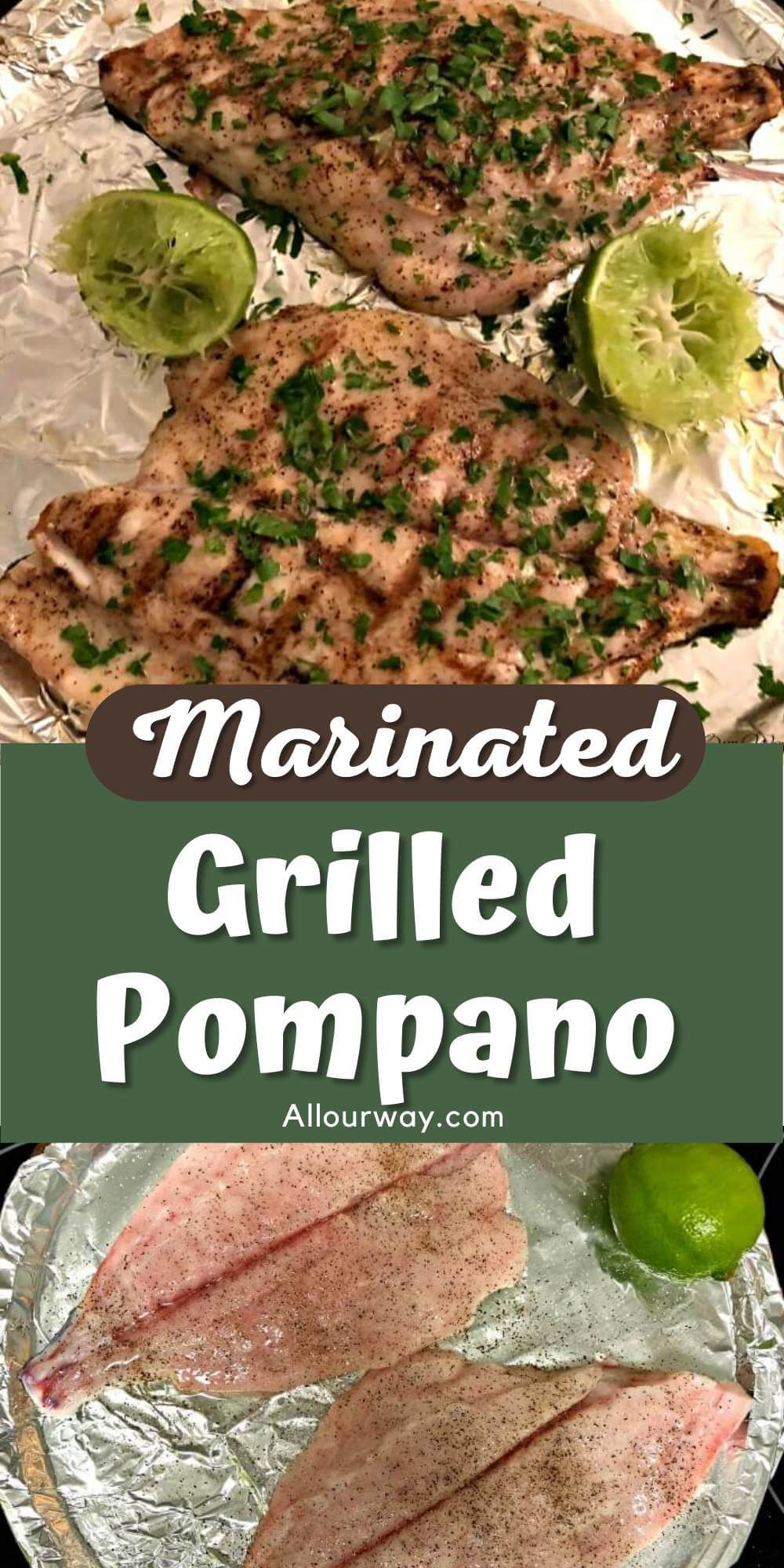 The Florida pompano is a mild fish that’s rich in taste with firm, white meat that almost melts in your mouth. All you need to bring out its subtle flavor is a squeeze of lime juice, some olive oil, and a sprinkle of salt and pepper. The ideal way to cook the golden pompano is to grill it with the skin on. #pompano, #Floridapompano, #howtocookpompano, #grilledpompano, #limegrilledpompano, #grilledfish,