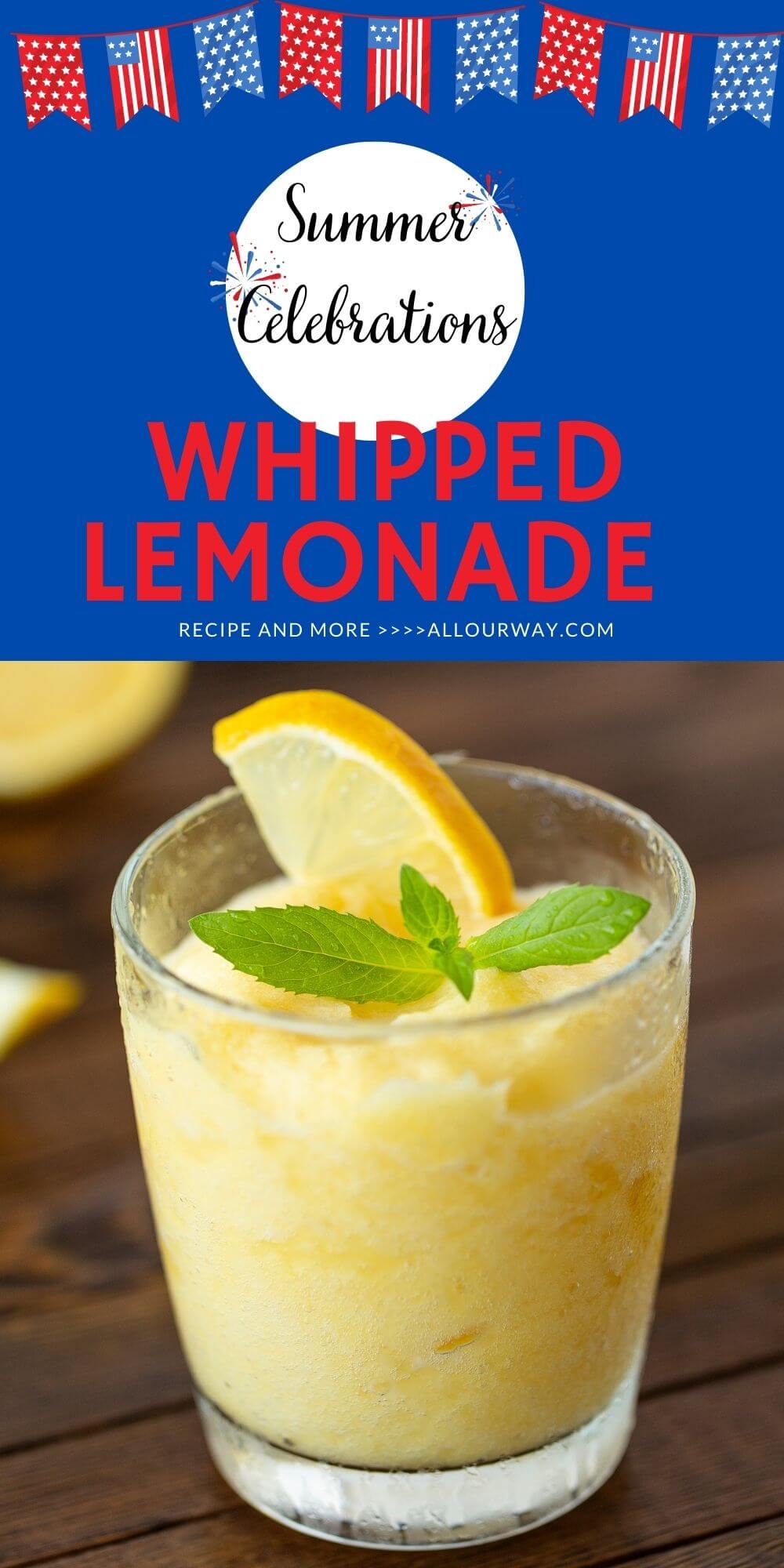 Whipped frozen lemonade combines the creaminess of a milkshake with the thirst-quenching tanginess of freshly squeezed lemonade for a fantastic refreshing treat. Just four ingredients is all that's needed.