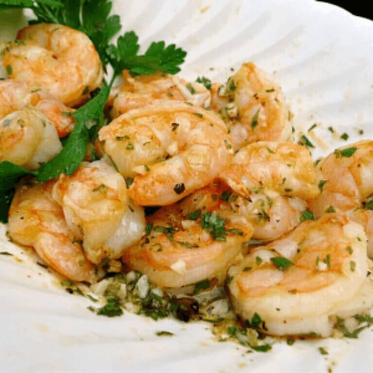 Grilled Shrimp with Garlic and Lemon