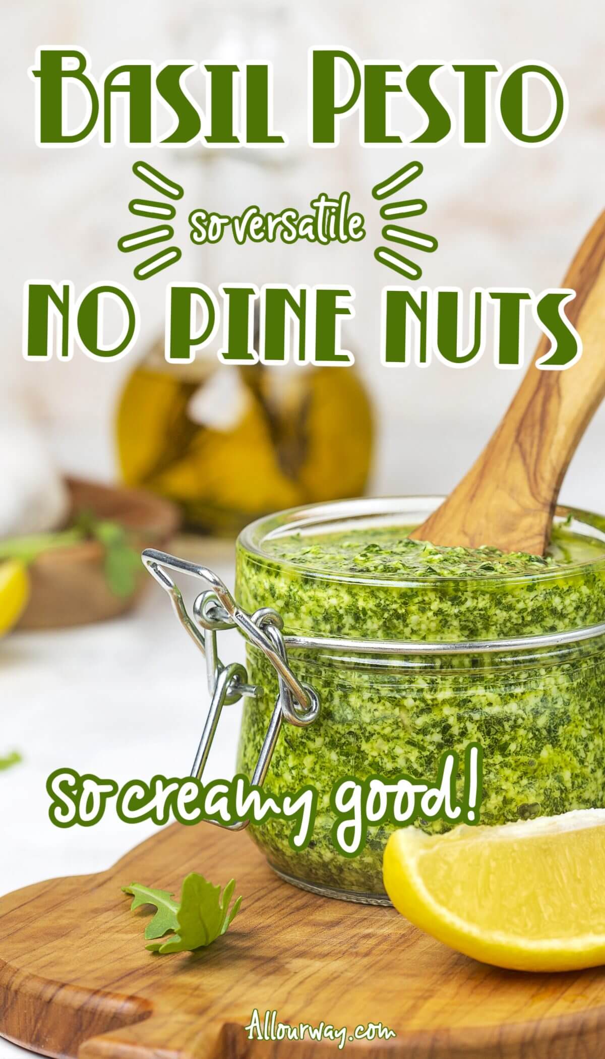 Easy Homemade Pesto Without Pine Nuts