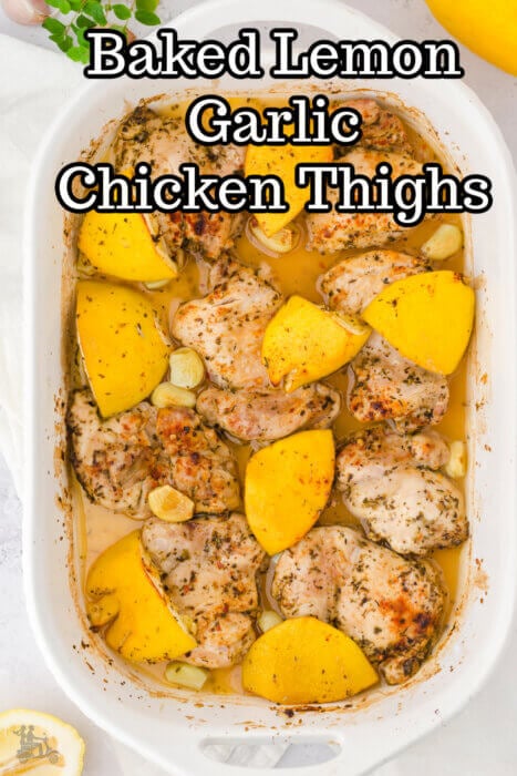 Baked Lemon Garlic Chicken with Tuscan Seasoning Recipe