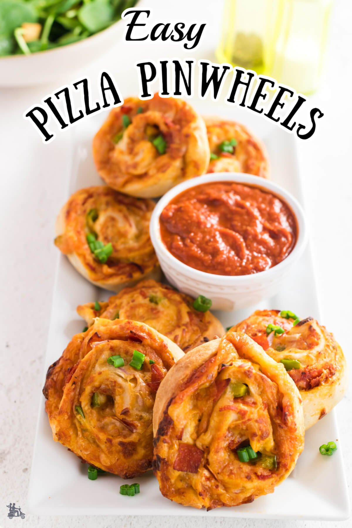 Easy Pepperoni Pizza Pinwheels Recipe Appetizer and Snack