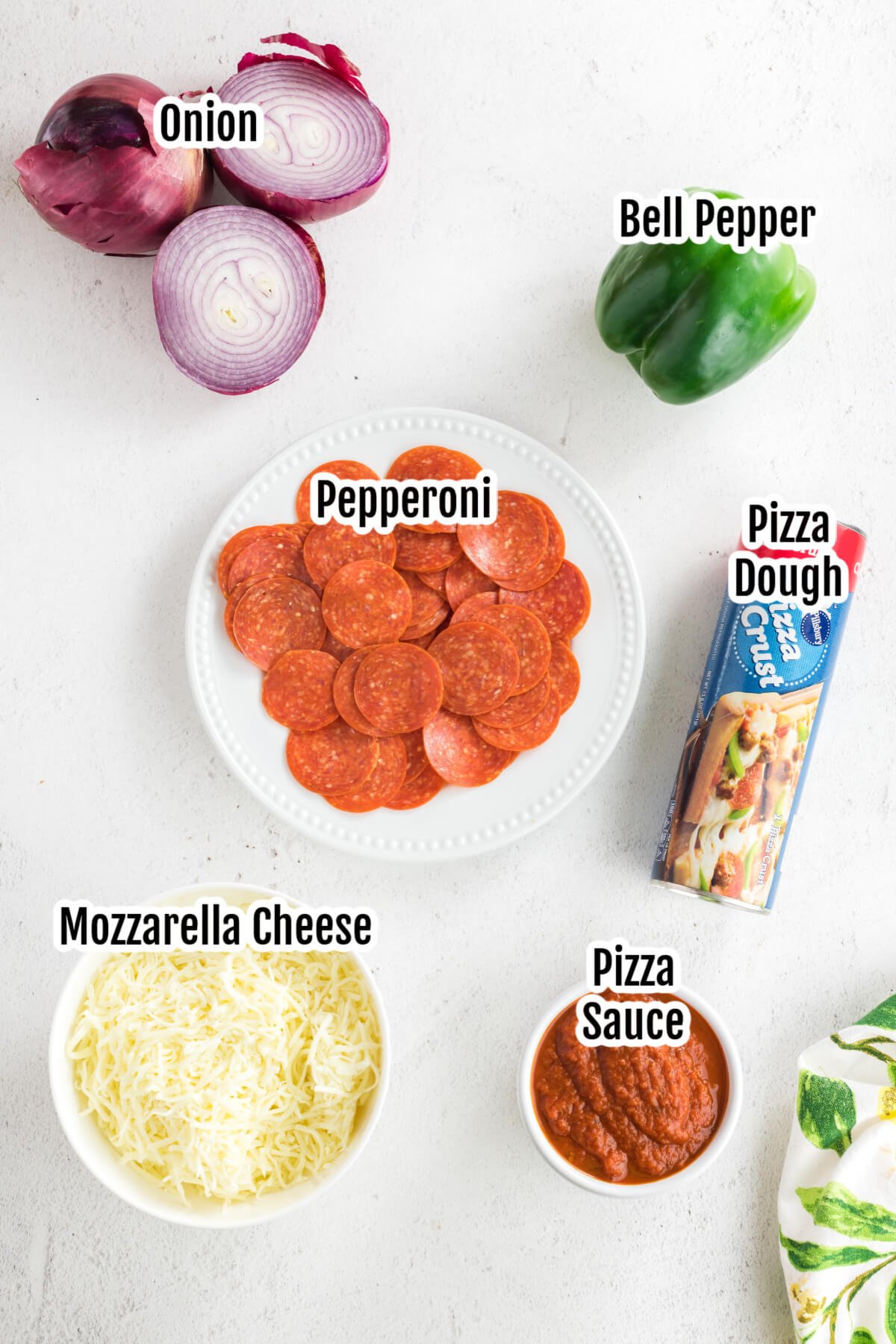 Image of Pizza Pinwheel Ingredients