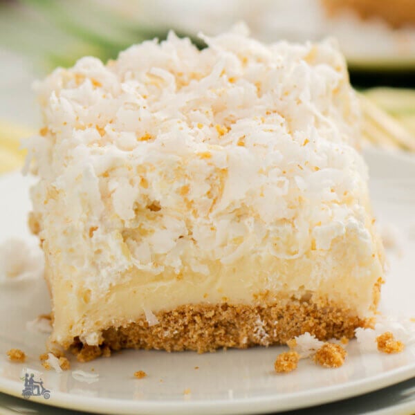 Toasted Coconut Pineapple Delight Refrigerator Dessert