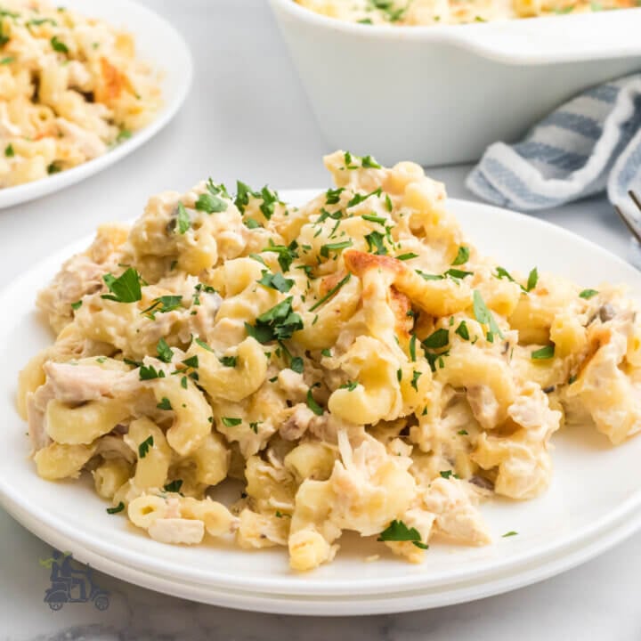 Million Dollar Creamy Chicken Pasta Bake