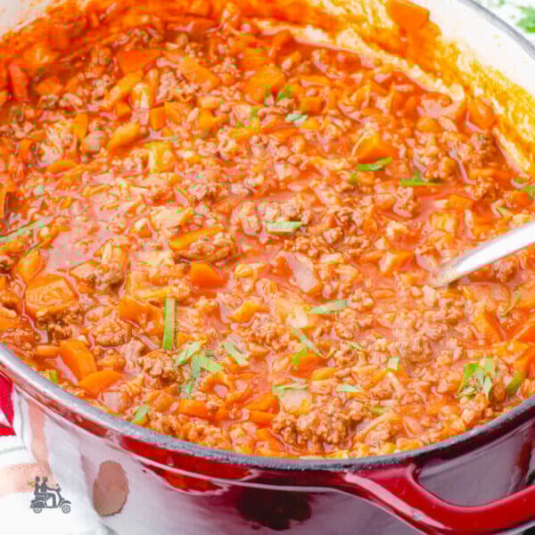 The BEST Unstuffed Cabbage Roll Soup Recipe