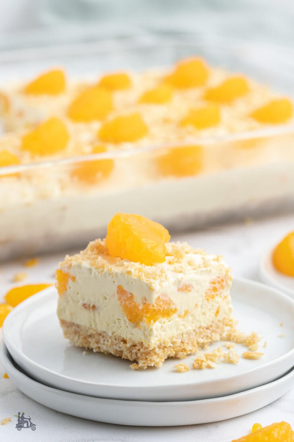 Mandarin Orange Salad with Ritz Cracker Crust