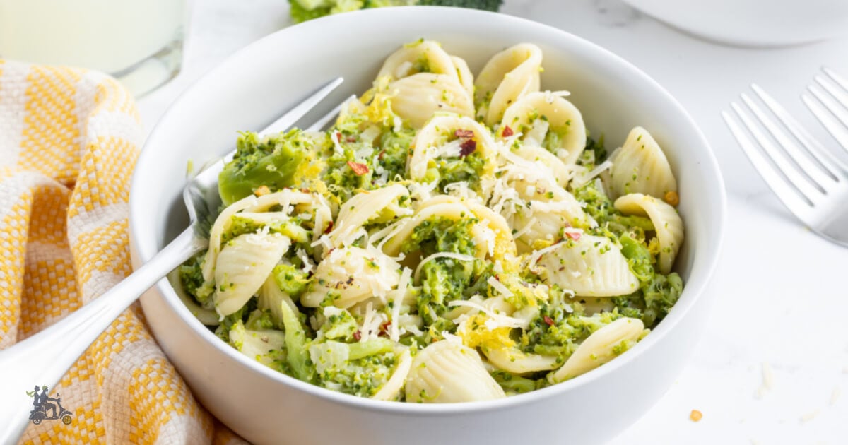 Orecchiette With Creamy Saucy Broccoli Pasta Recipe