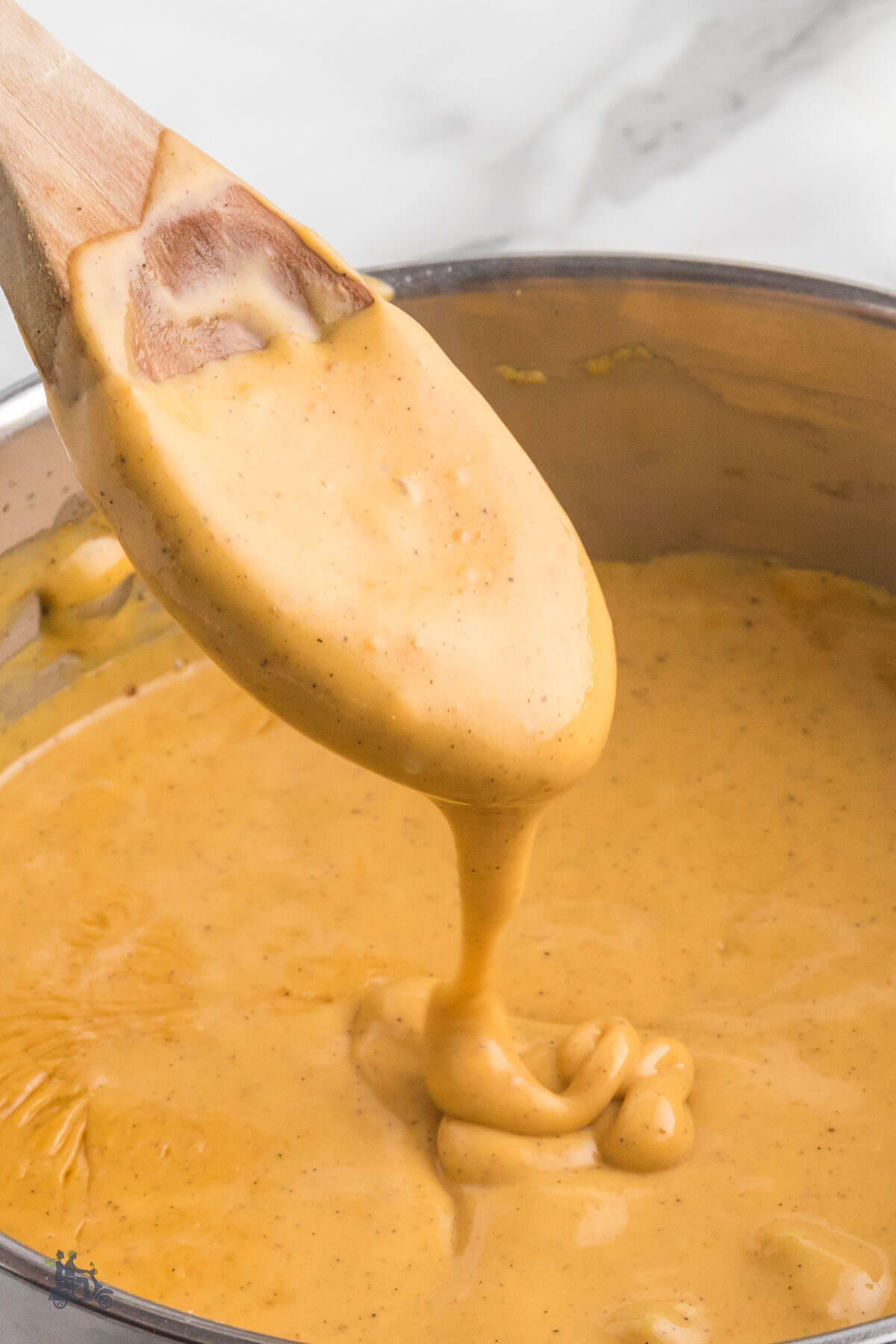 Image of the completed recipe for dipping and cheese sauce made with Velveeta cheese. 