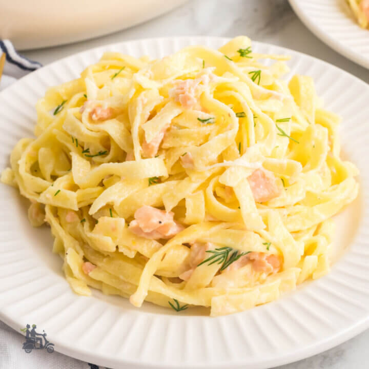 Tagliatelle Al Salmone Pasta With Smoked Salmon Cream Sauce Tagliatelle Al Salmone Pasta With Smoked Salmon Cream Sauce