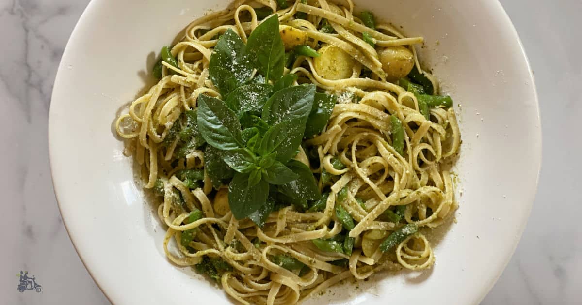 Pasta Al Pesto (Disney's Luca Pasta al Pesto recipe)