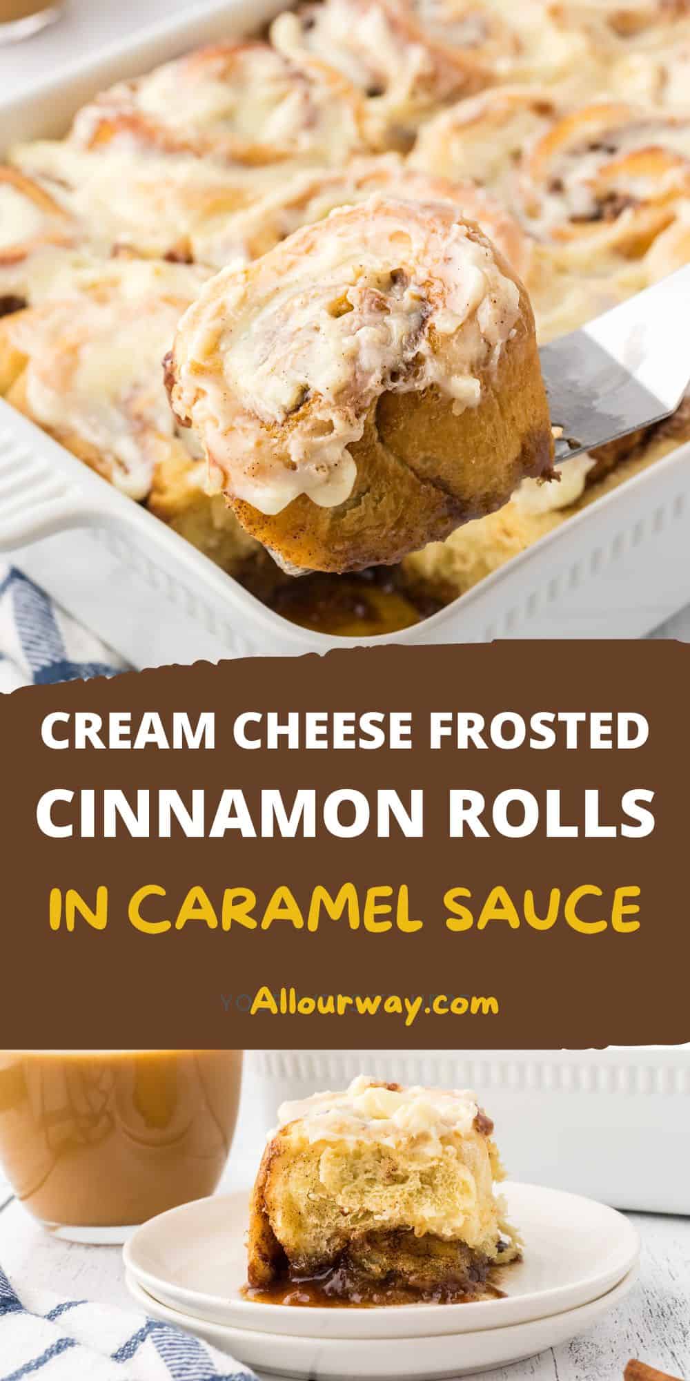 Breakfast has officially become an extraordinary experience with these downright addictive homemade cinnamon rolls drenched in a mouthwatering cinnamon caramel sauce and elevated with a decadent cream cheese frosting. These family-favorite yeast rolls are pure morning magic!