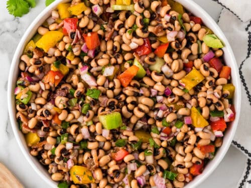 black eyed pea salad with italian dressing Southern Caviar" Black-Eyed Pea Salad