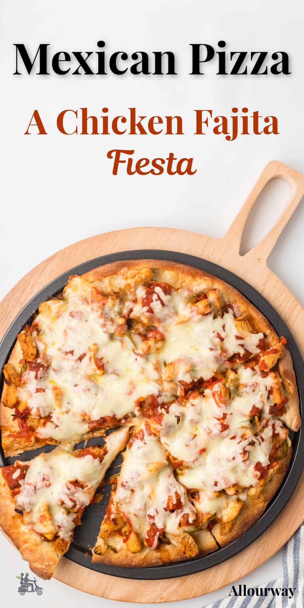 Give your taste buds a fiesta they won't forget with this scrumptious, easy Chicken Mexican Fajita Pizza! Whether it's a family get-together or a friends' gathering, everyone will be asking for seconds of this spicy, flavor-packed, and on-so-cheesy delight.