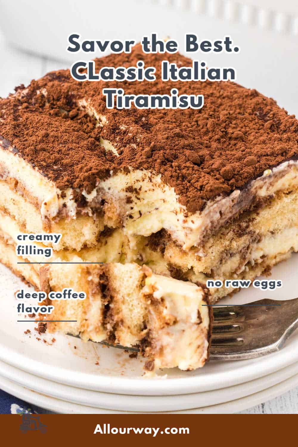 This decadent Italian Tiramisu recipe is made without raw eggs, so there's no need to worry. So get ready to indulge in absolute perfection. Our luxurious Classic Tiramisu recipe has been flawlessly crafted using gentle cooking techniques, resulting in an unforgettable dessert experience.
