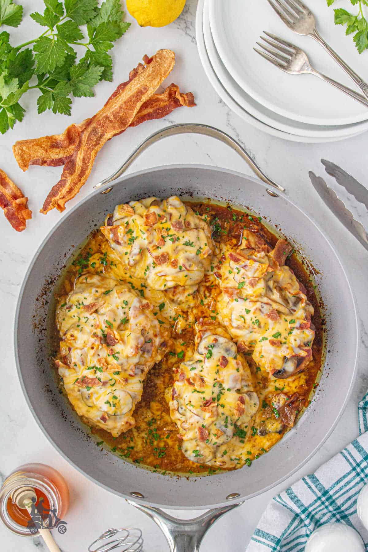 Chicken breast made Outback-style, similar to the Alice Springs Chicken recipe. 