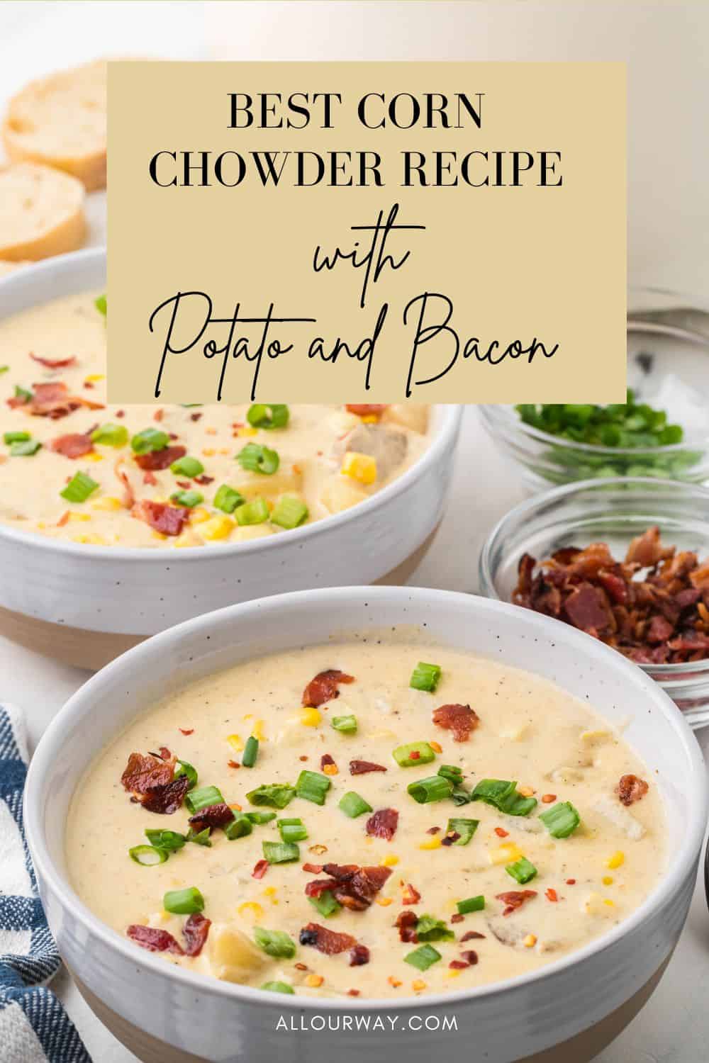 Corn Chowder Icon Cozy Up to This Creamy Bacon Corn Chowder With Jalapeños