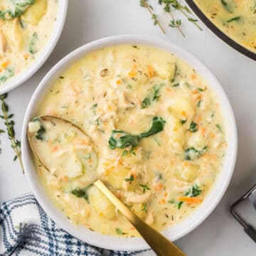 Creamy chicken and gnocchi recipe that's even better than the Olive Garden version.
