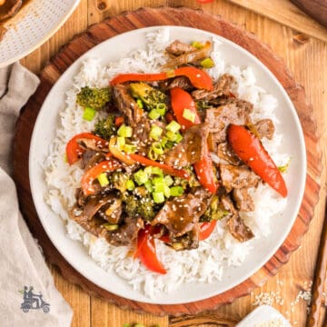 Homemade teriyaki beef and broccoli stir fry is perfect for busy weeknights.