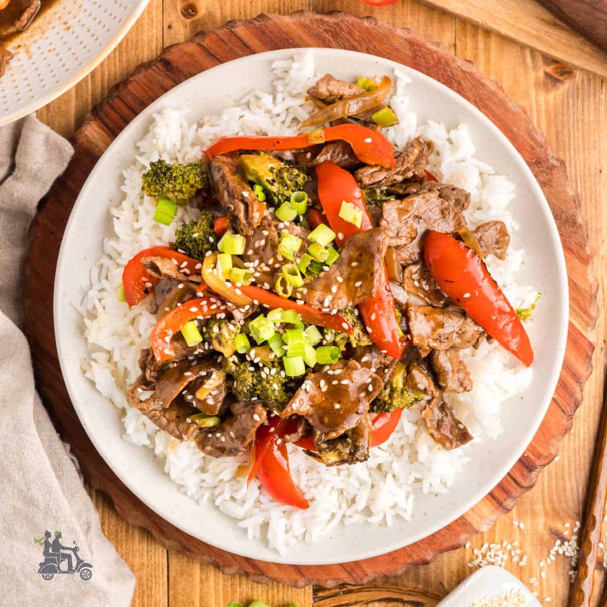 Homemade teriyaki beef and broccoli stir fry is perfect for busy weeknights.