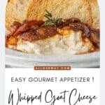 An easy gourmet appetizer featuring a creamy cheese base and a savory, smoky top.