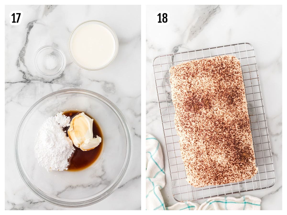 Fifth and final set of instructions for making the Easy Tiramisu Loaf Bread.